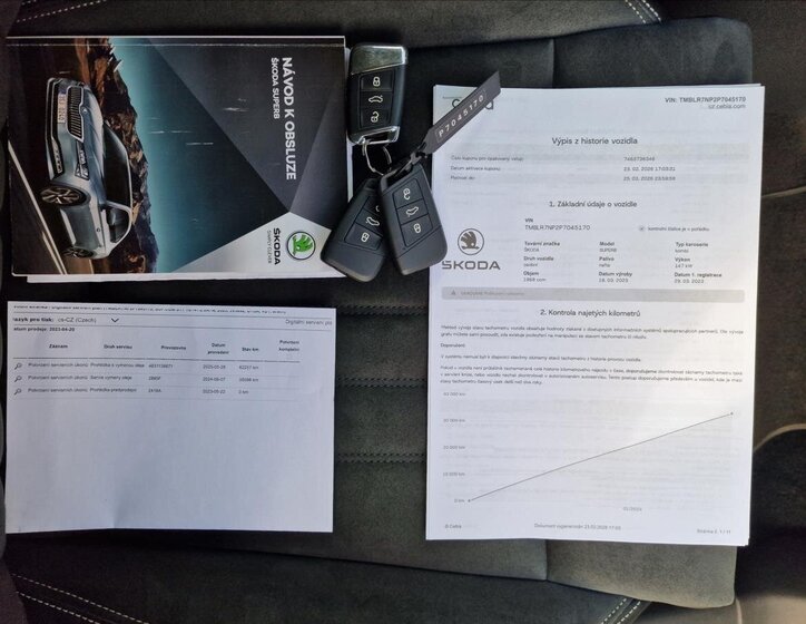 Škoda Superb Kombi 2,0 l 147 kw