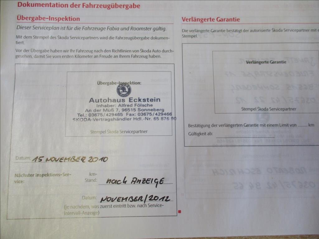 Škoda Fabia Hatchback 1,2 l 63 kw