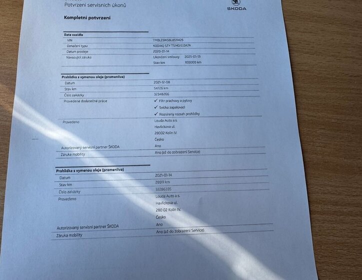 Škoda Kodiaq SUV / Terénní 2,0 l 140 kw