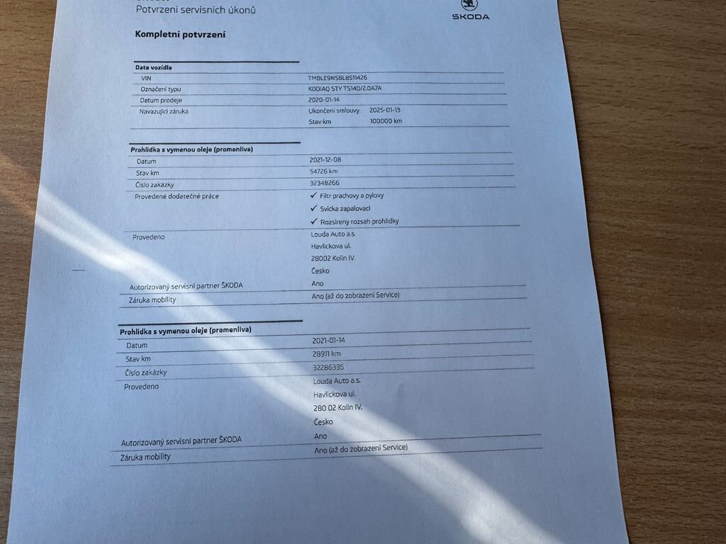 Škoda Kodiaq SUV / Terénní 2,0 l 140 kw