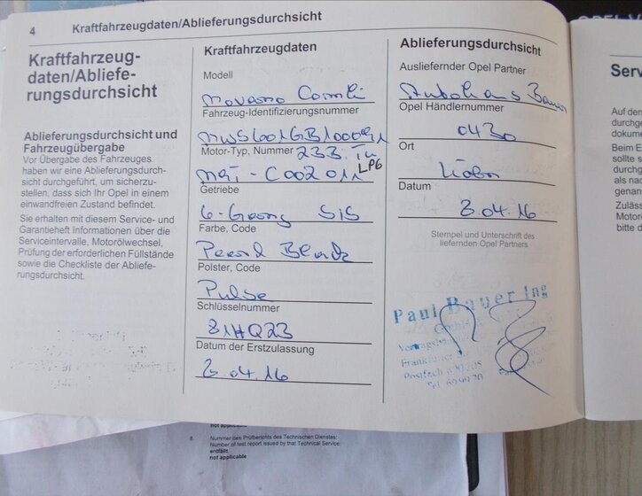 Opel Movano Ostatní 2,3 l 107 kw