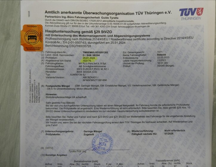 Škoda Fabia Hatchback 1,2 l 63 kw