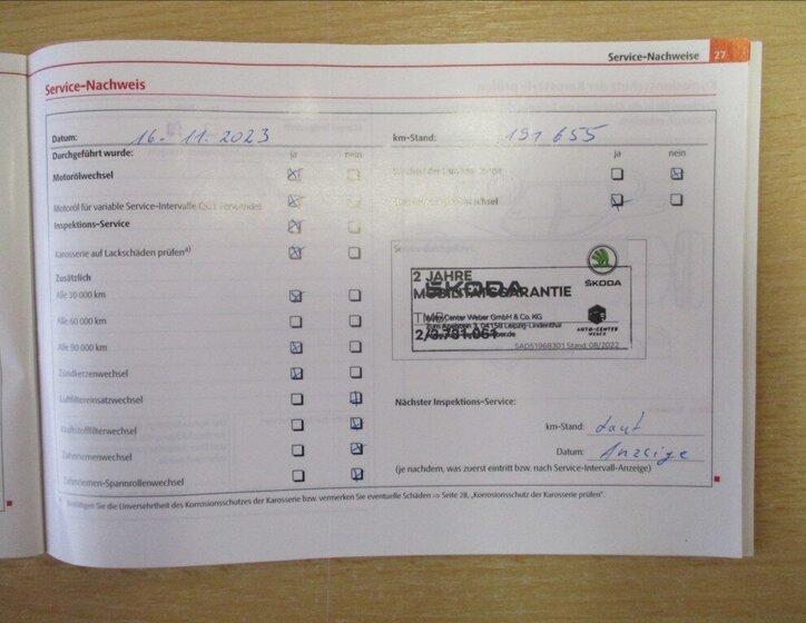 Škoda Octavia Sedan 1,4 l 90 kw