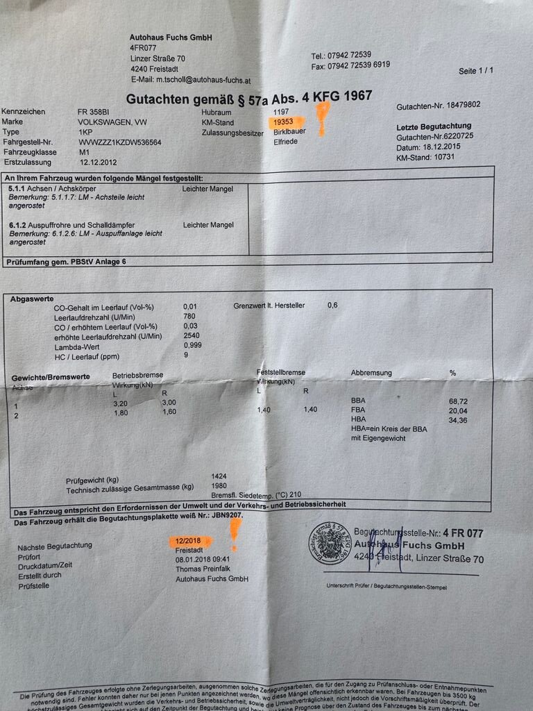 Volkswagen Golf Plus Kombi 1,2 l 63 kw