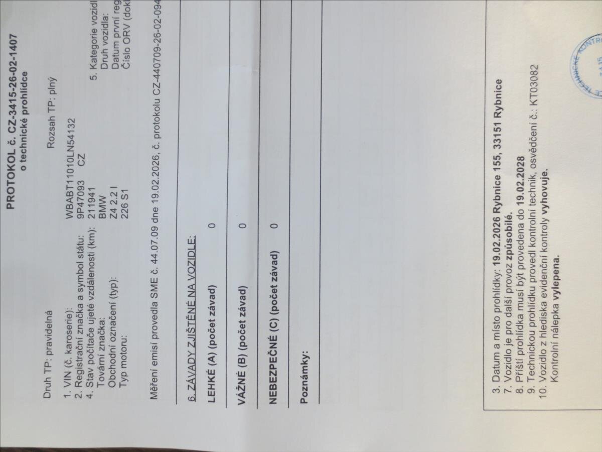 BMW Z4 Kabriolet 2,2 l 125 kw