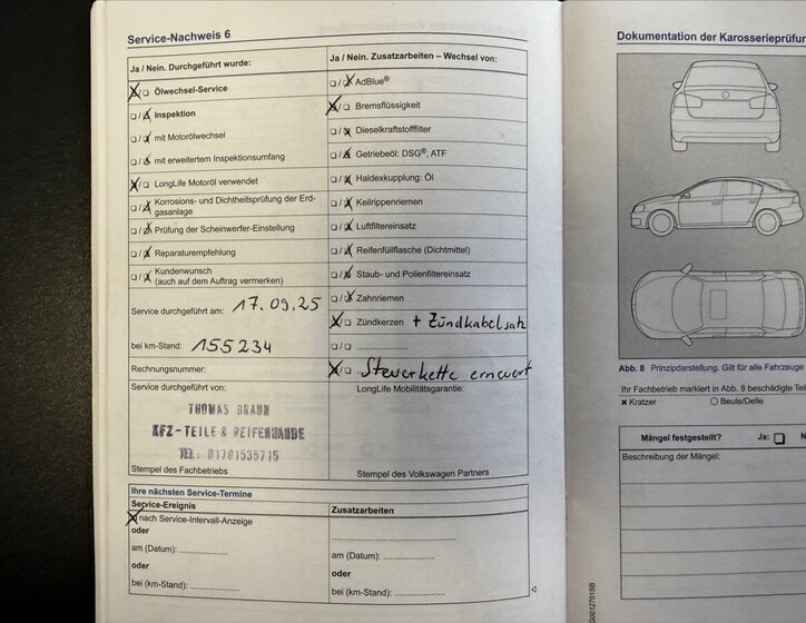 Volkswagen Touran Kombi 1,2 l 77 kw