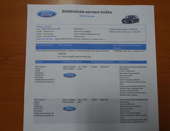 Ford Mondeo Kombi 2,0 l 140 kw
