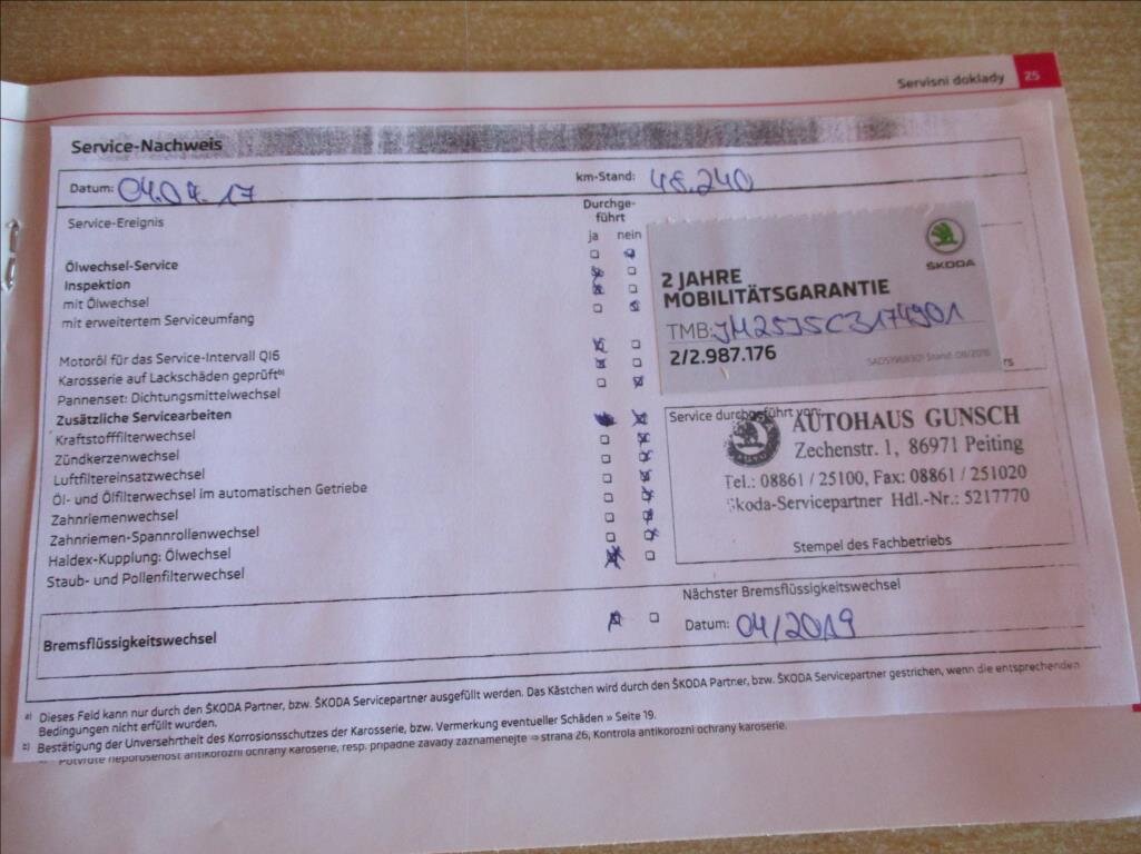 Škoda Fabia Kombi 1,2 l 63 kw