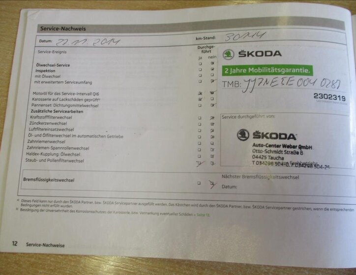 Škoda Octavia Kombi 2,0 l 110 kw