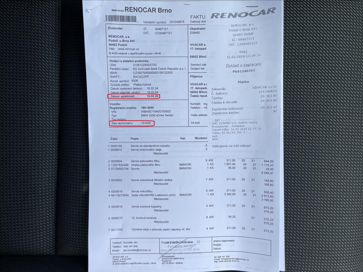 BMW Řada 5 Ostatní 2,0 l 140 kw