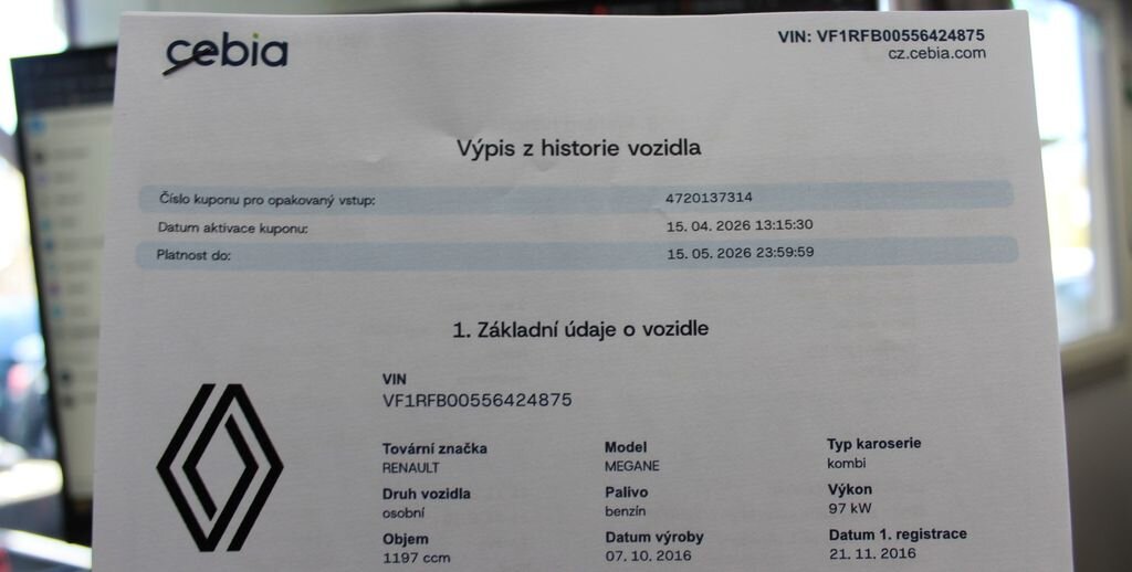 Renault Mégane Kombi 1,2 l 97 kw