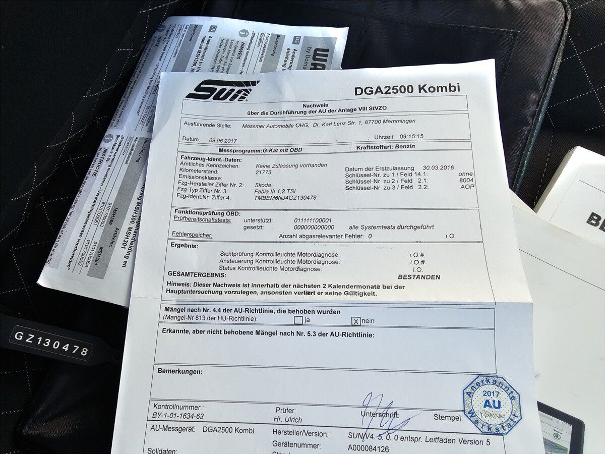 Škoda Fabia Hatchback 1,2 l 66 kw