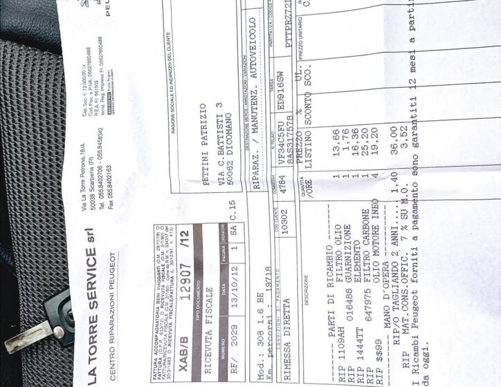 Peugeot 308 Hatchback 1,6 l 147 kw