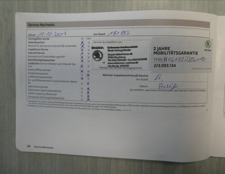 Škoda Octavia Kombi 2,0 l 103 kw