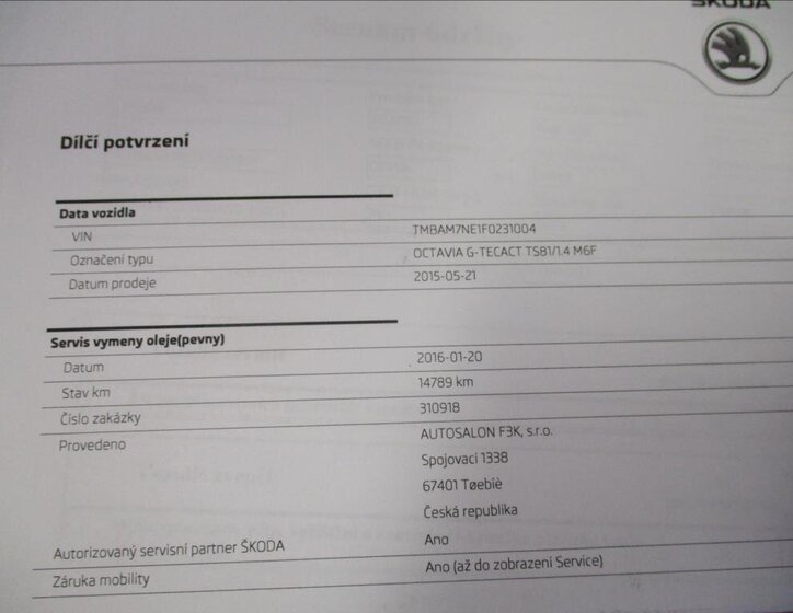 Škoda Octavia 22