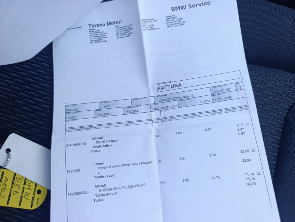 BMW Řada 3 Liftback 2,0 l 105 kw