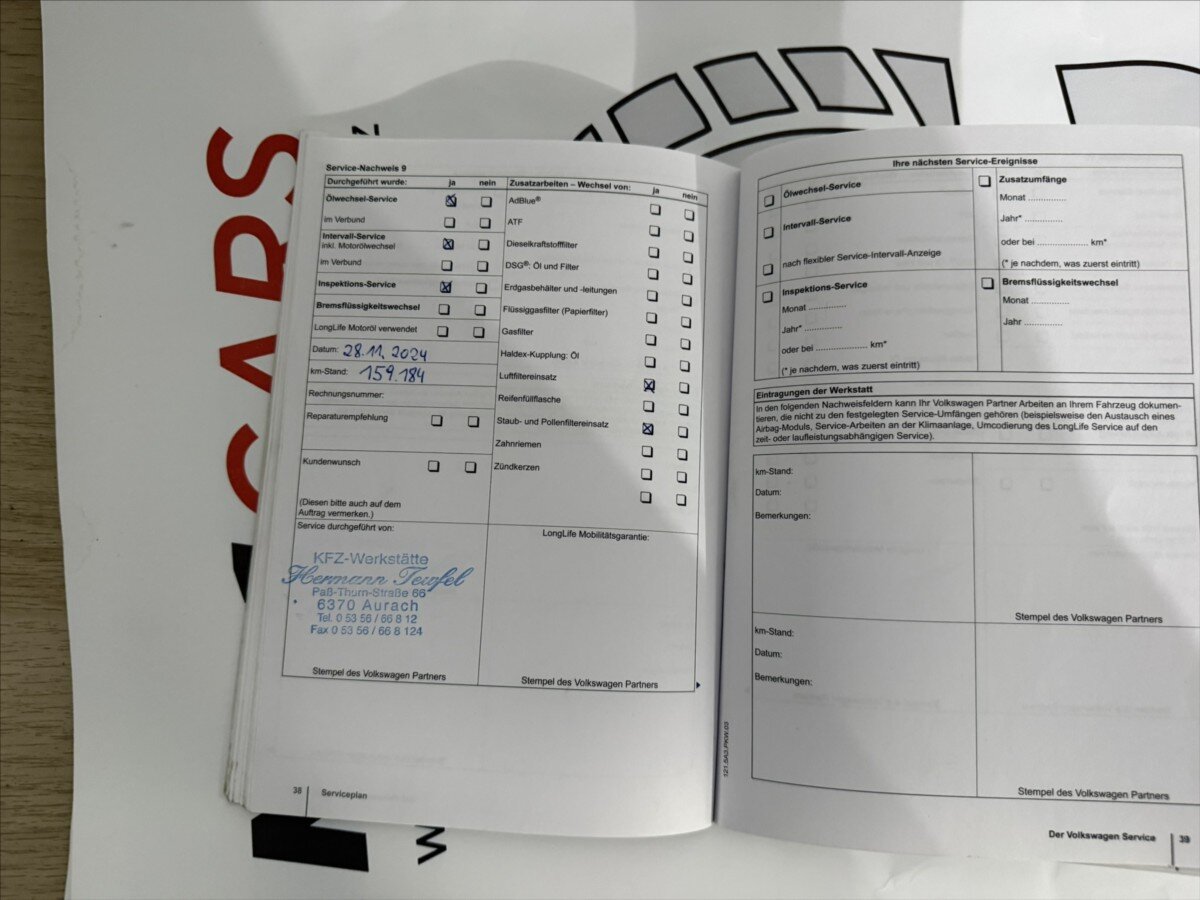 Volkswagen Sharan MPV 2,0 l 103 kw