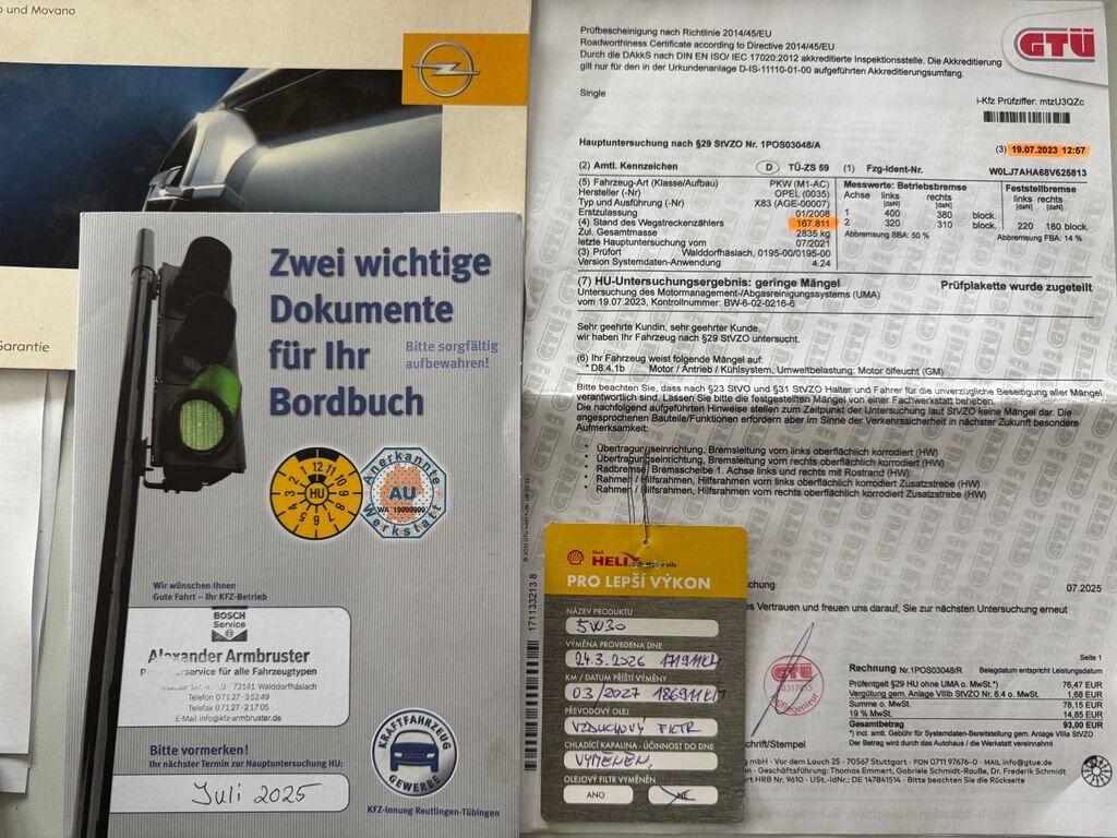 Opel Vivaro VAN / Minibus 2,0 l 84 kw