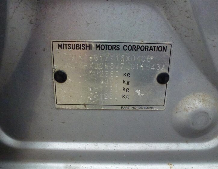 Mitsubishi Outlander SUV / Terénní 2,0 l 103 kw