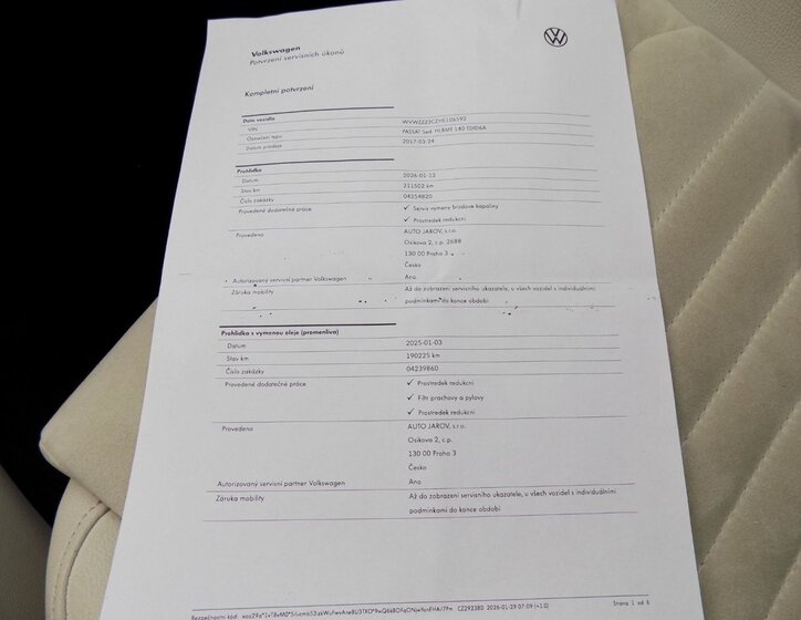 Volkswagen Passat Sedan 2,0 l 140 kw