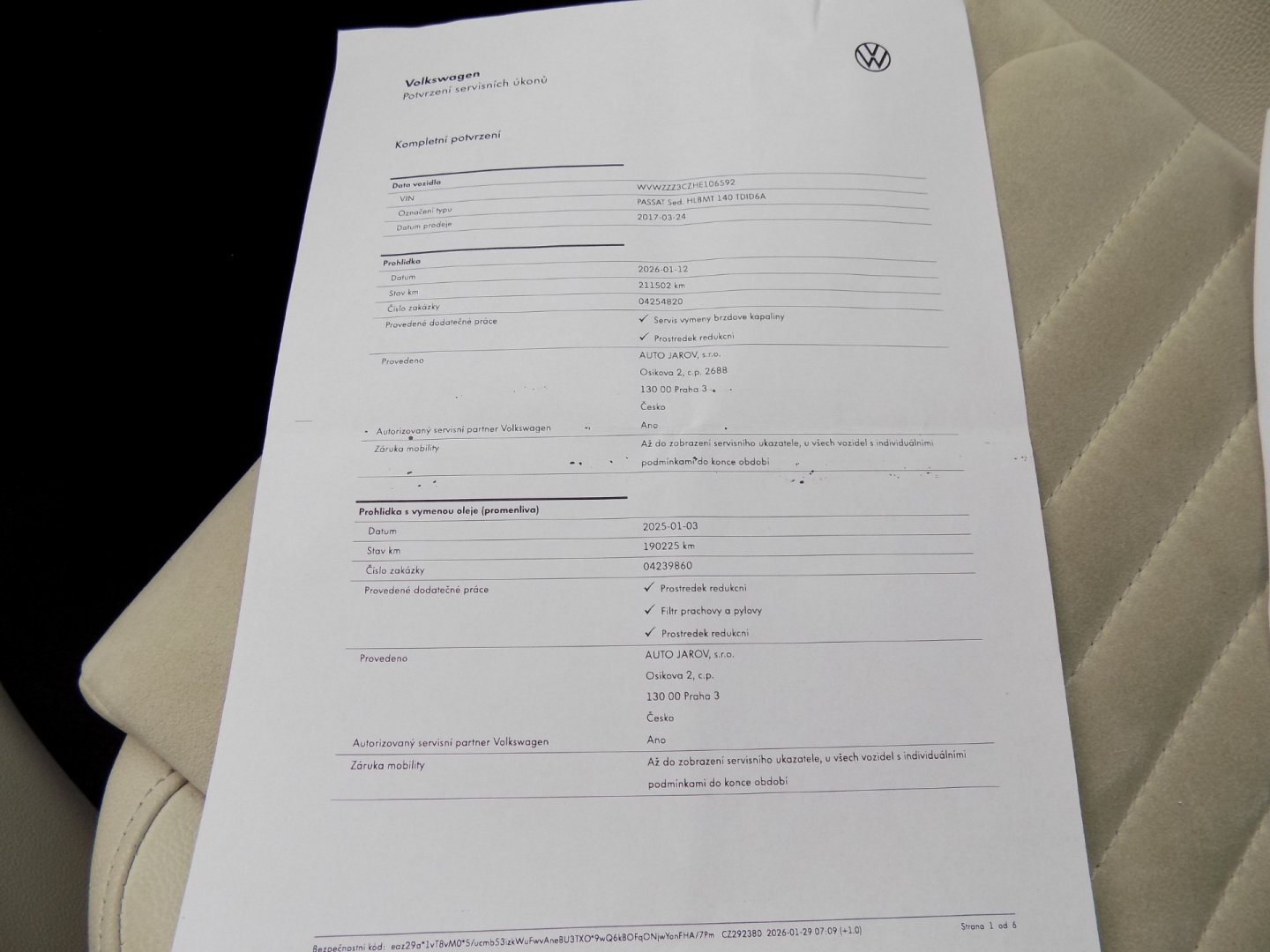 Volkswagen Passat Sedan 2,0 l 140 kw