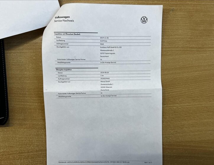 Volkswagen Touran Kombi 1,6 l 85 kw