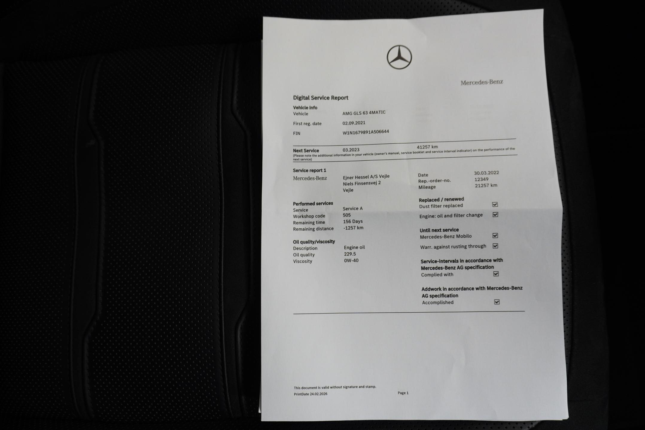 Mercedes-Benz GLS SUV / Terénní 4,0 l 450 kw