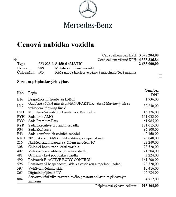 Mercedes-Benz Třídy S