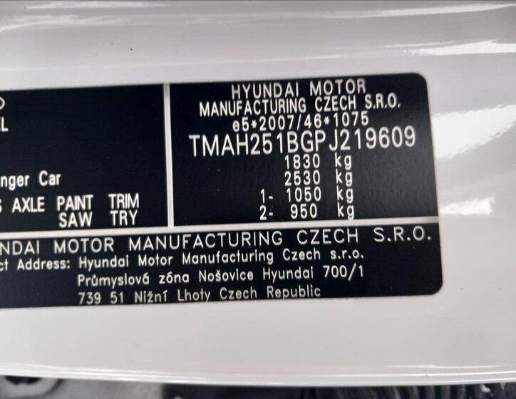 Hyundai i30 Hatchback 998,0 88 kw