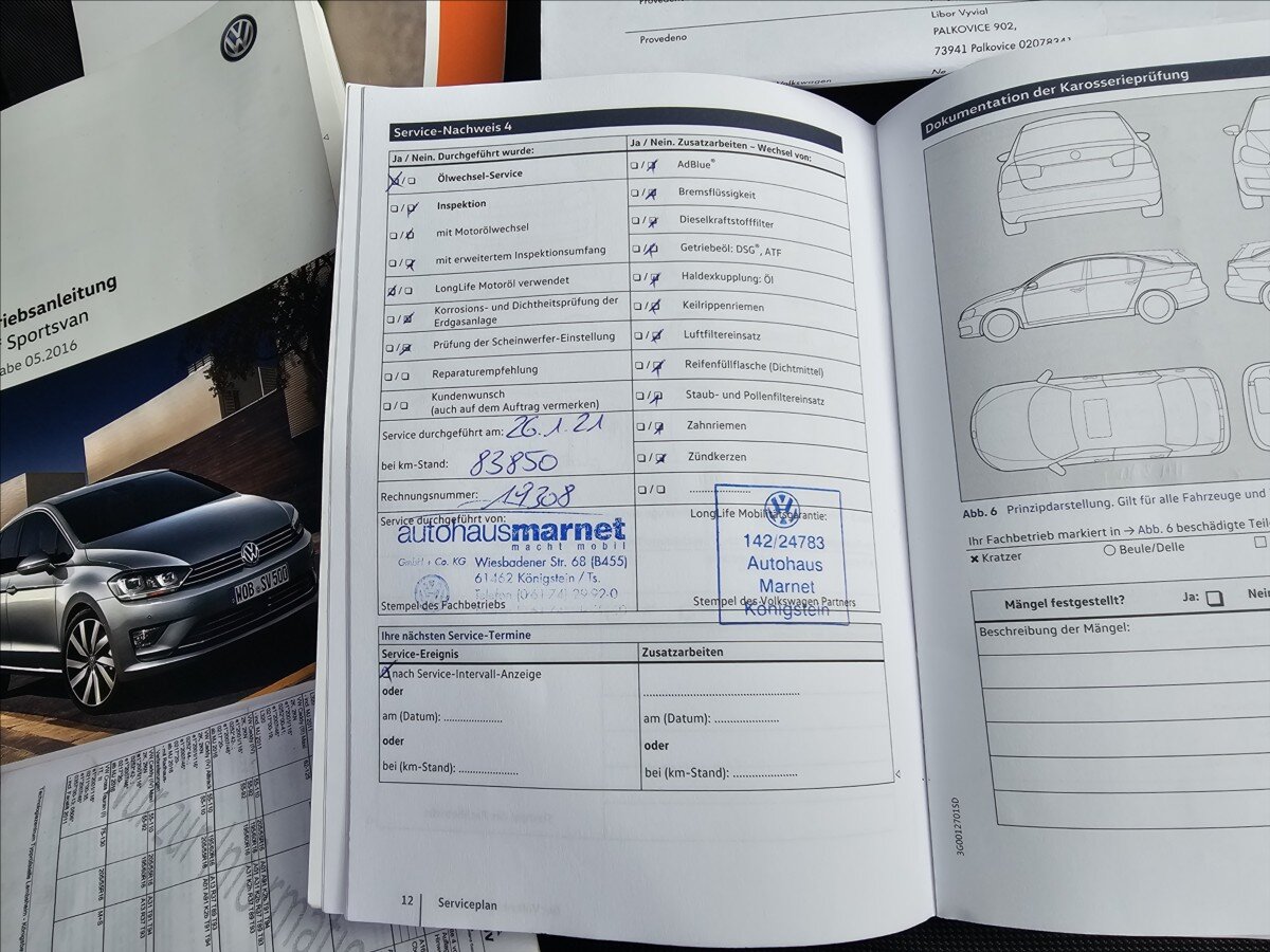 Volkswagen Golf Sportsvan Kombi 1,4 l 110 kw