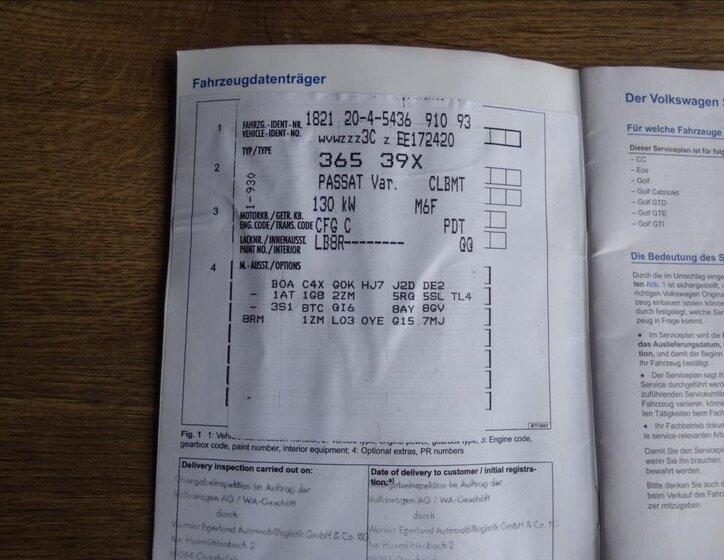 Volkswagen Passat Kombi 2,0 l 130 kw