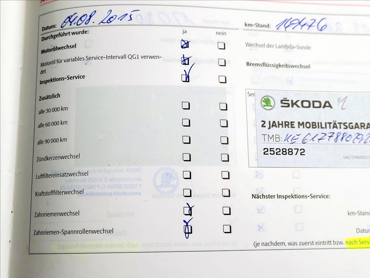 Škoda Octavia Kombi 2,0 l 103 kw