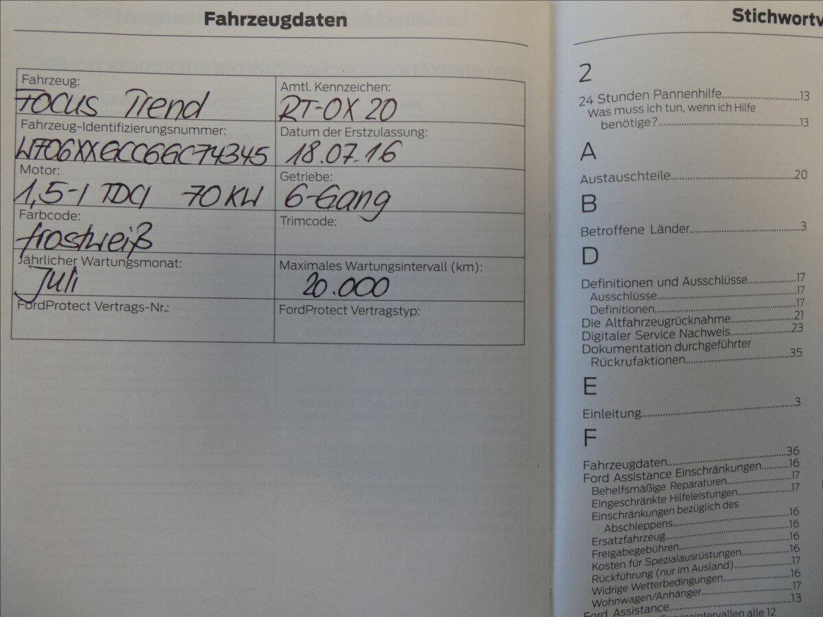 Ford Focus Kombi 1,5 l 70 kw