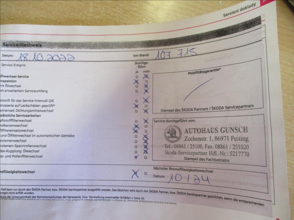 Škoda Fabia Kombi 1,2 l 63 kw