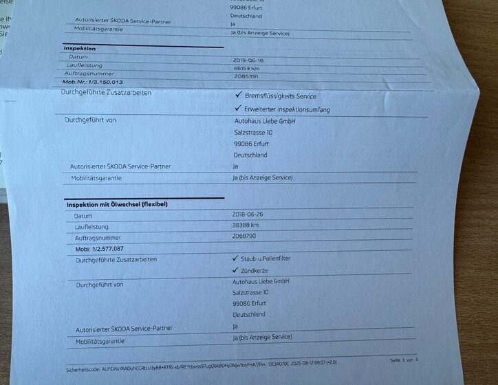 Škoda Octavia Kombi 1,4 l 103 kw