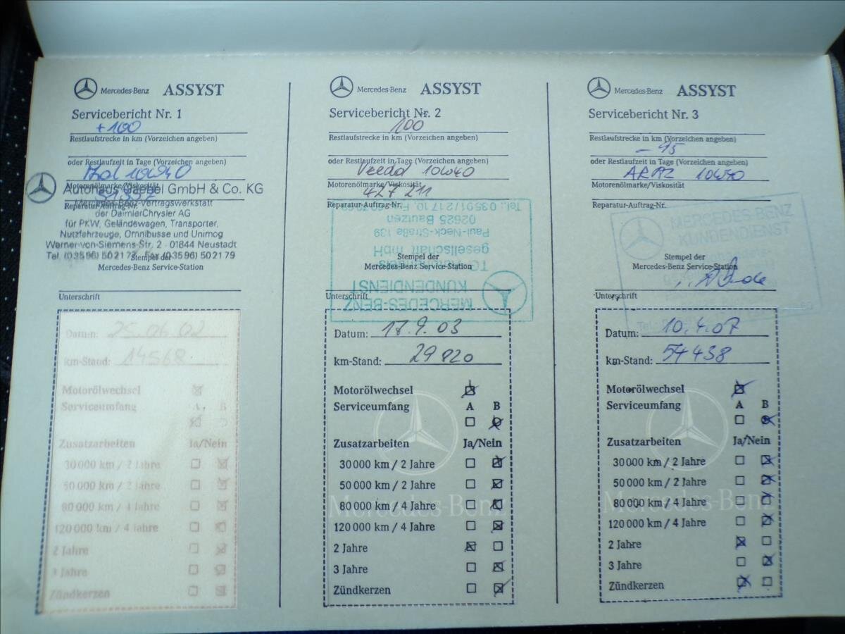 Mercedes-Benz Třídy A Kombi 1,6 l 60 kw