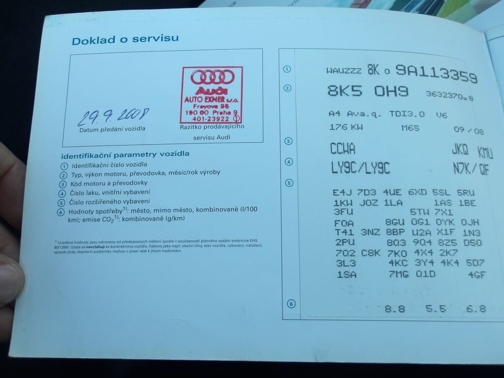 Audi A4 Kombi 3,0 l 176 kw