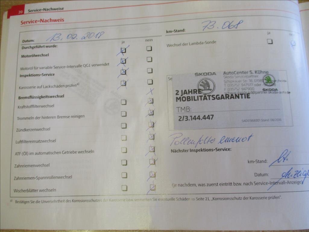 Škoda Fabia Hatchback 1,2 l 63 kw