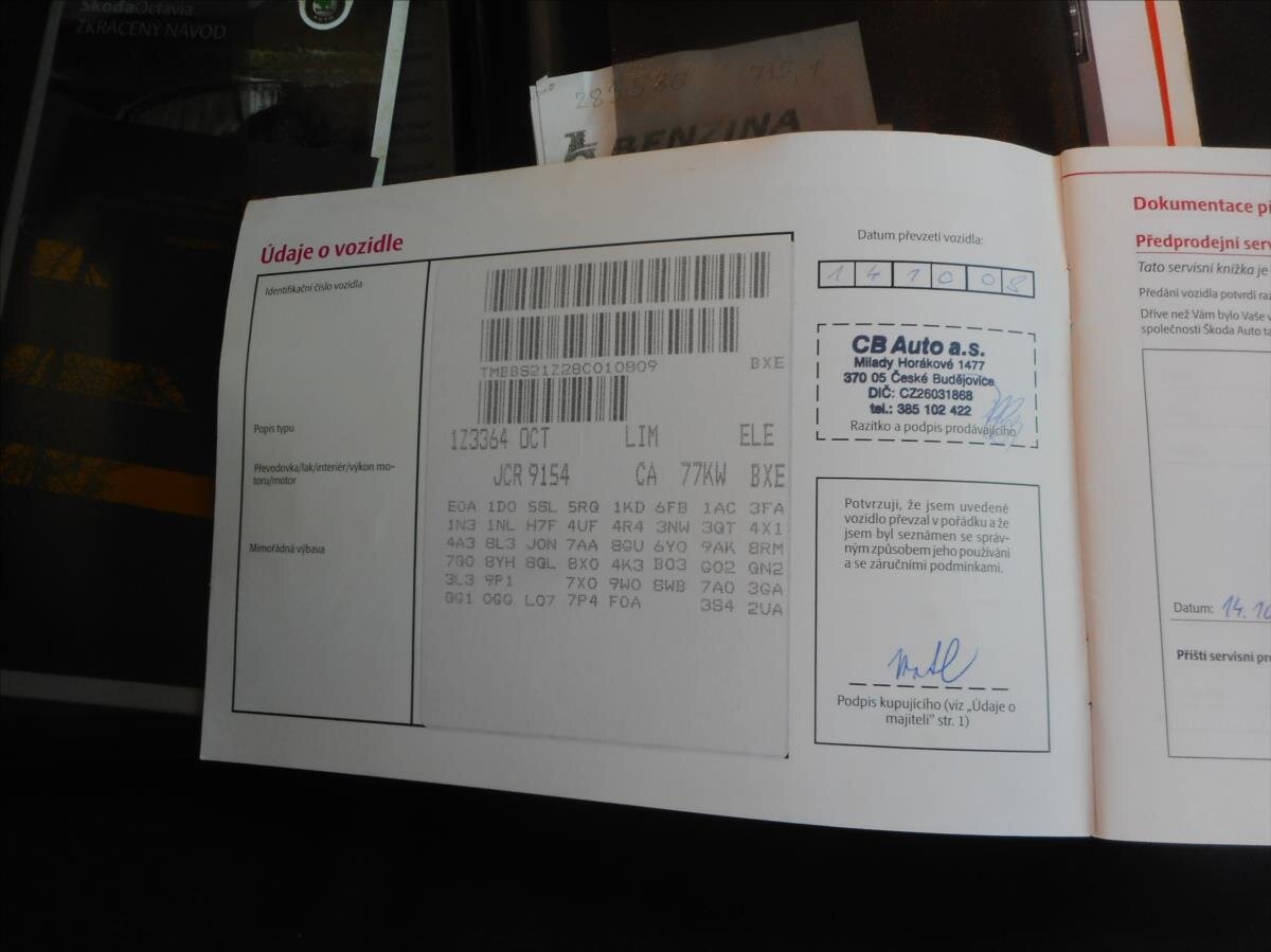 Škoda Octavia Sedan / Limuzína 1,9 l 77 kw