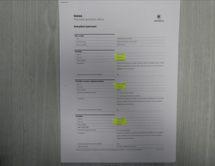 Škoda Rapid Hatchback 1,2 l 77 kw