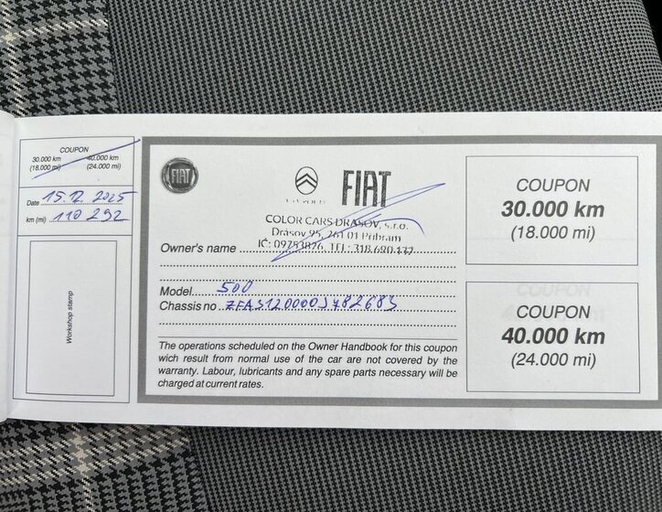 Fiat 500 Hatchback 1,2 l 51 kw