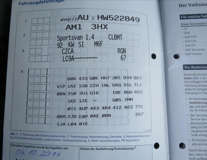 Volkswagen Golf Sportsvan 20