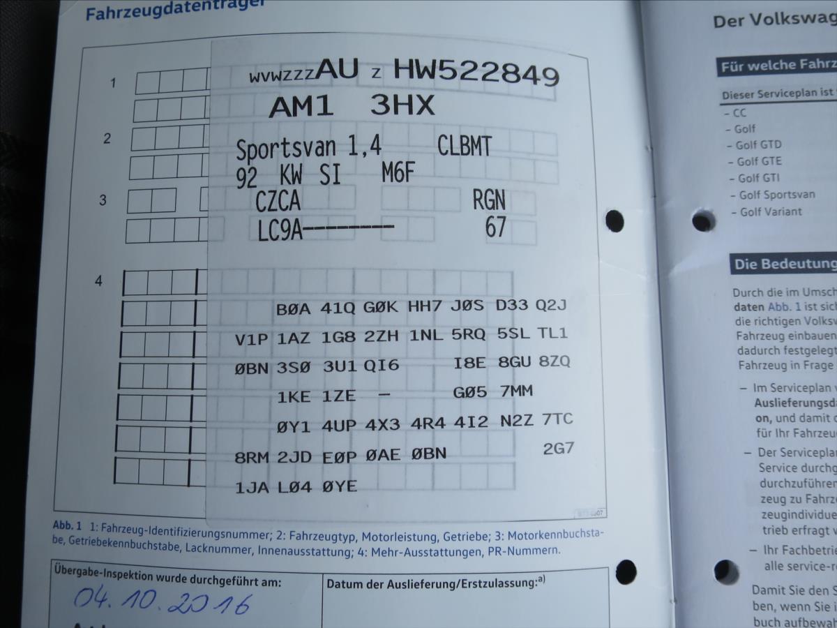 Volkswagen Golf Sportsvan