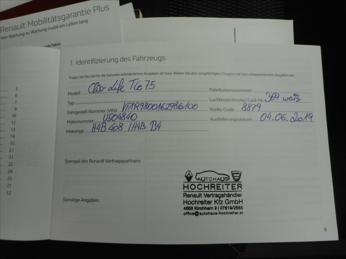 Renault Clio Hatchback 898,0 56 kw