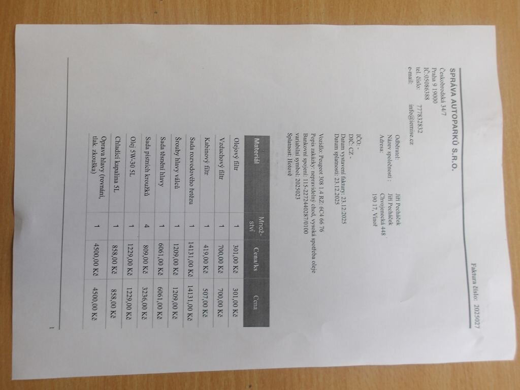 Peugeot 308 Hatchback 1,4 l 70 kw