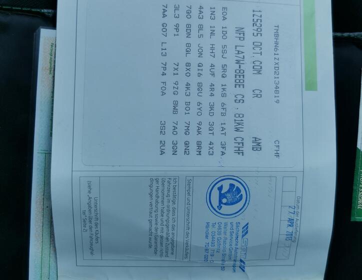 Škoda Octavia Kombi 2,0 l 0