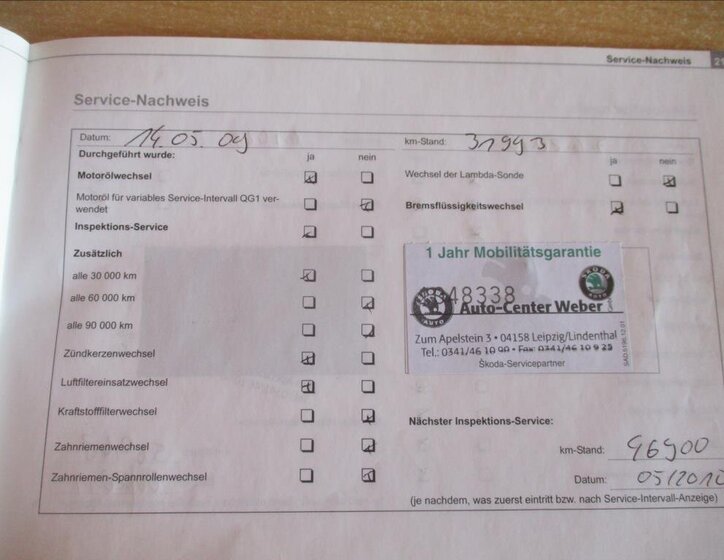 Škoda Fabia Hatchback 1,4 l 55 kw