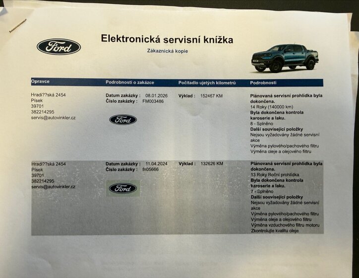 Ford Ranger Pick-up 2,0 l 157 kw