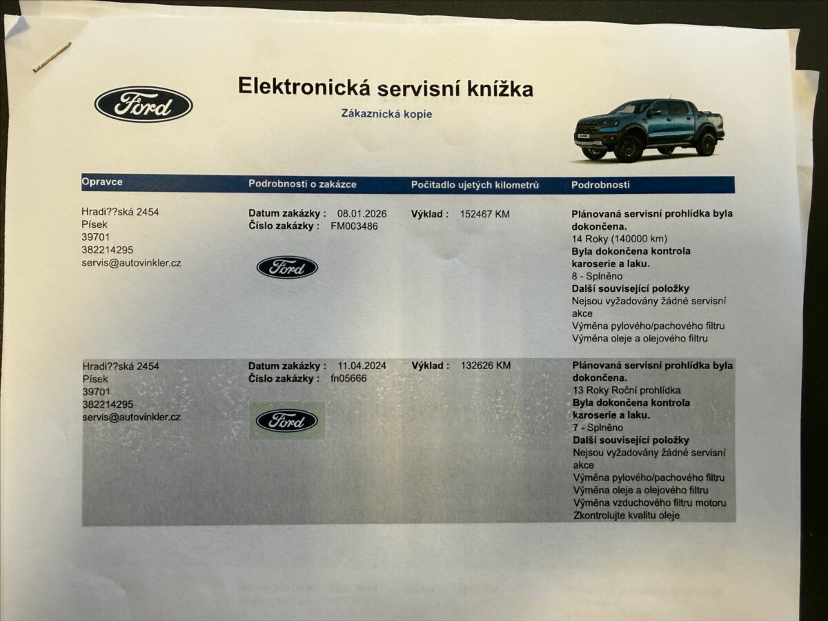 Ford Ranger Pick-up 2,0 l 157 kw