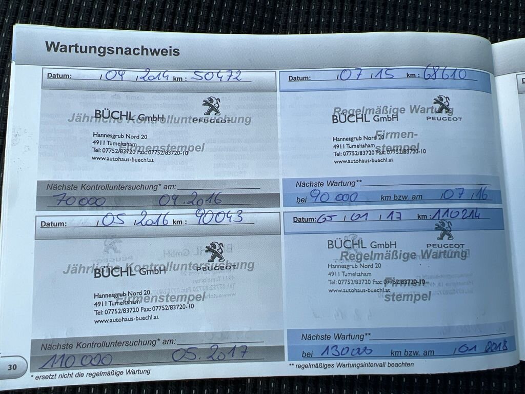 Peugeot 5008 MPV 2,0 l 120 kw